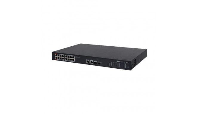 PoE hub 1000Mbps 16 ports + 2G uplink + 2SFP