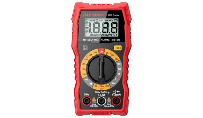 Multimeter DC600V/10A, AC600V