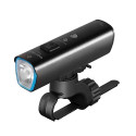 Front bicycle light 1500lm, LED, USB, IPX6