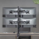 Bracket for four 17"-32" monitors