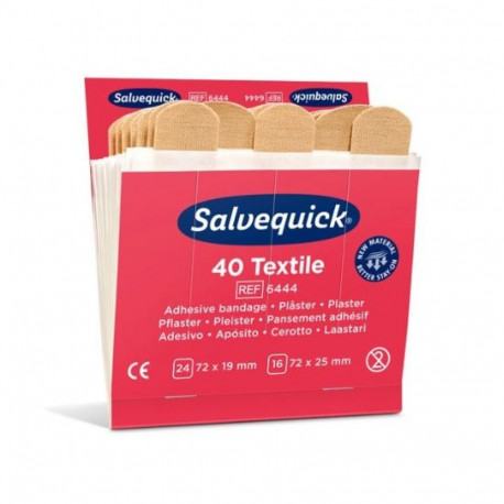Plaastrid Salvequick, erinevas suuruses, 40 tk