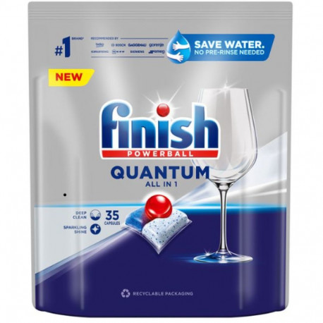 Nõudepesumasina tabletid FINISH Quantum 35 tabl.
