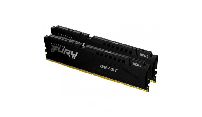 Memory DDR5 Fury Beast 64GB(2*32GB)/6000 CL30 XMP black
