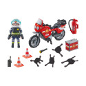 PLAYMOBIL ACTION HEROES Fire Motorcycle & Oil Spill Incident 71466