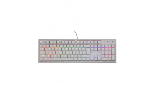 Genesis THOR 303 | Mehaaniline Mänguri Klaviatuur | Juhtmega | US | Valge | USB Type-A | Outemu Peac