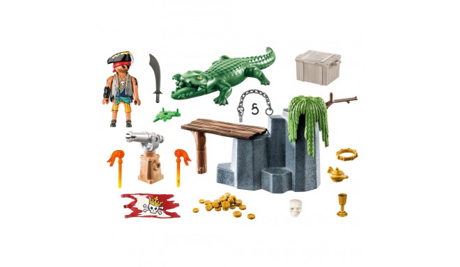 PLAYMOBIL PIRATES Pirate with alligator 71473