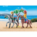 PLAYMOBIL HORSES OF WATERFALL Horseback Riding Trip to the beach with Amelia and Ben 71470