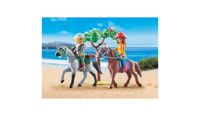 PLAYMOBIL KOSKEDESSE HOBUSED Ratsaretk rannale Ameliaga ja Beniga 71470