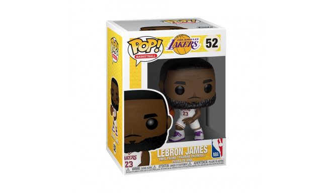 FUNKO POP! Vinyl: Фигурка: NBA:Lakers - Lebron James (White Uniform)