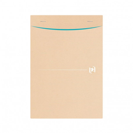 Kaustik klamberköites ülevalt A5 ruuduline OXFORD Touareg Recycled 80 lehte