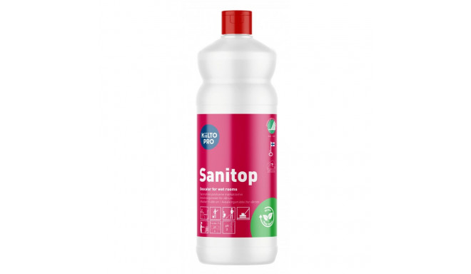 Cleaning agent for sanitary facilities KIILTO Pro Sanitop 1L