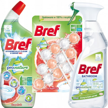 Toilet cleaner BREF Pro Nature, Grapefruit 700ml