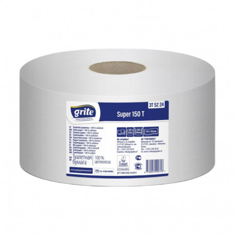 Tualettpaber 2-kihiline GRITE Super 150T 150m
