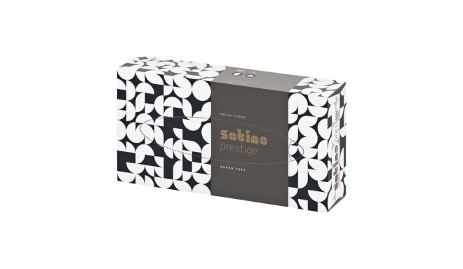 Cosmetic wipes 2-layer WEPA Satino 21x20.5cm white 100pcs