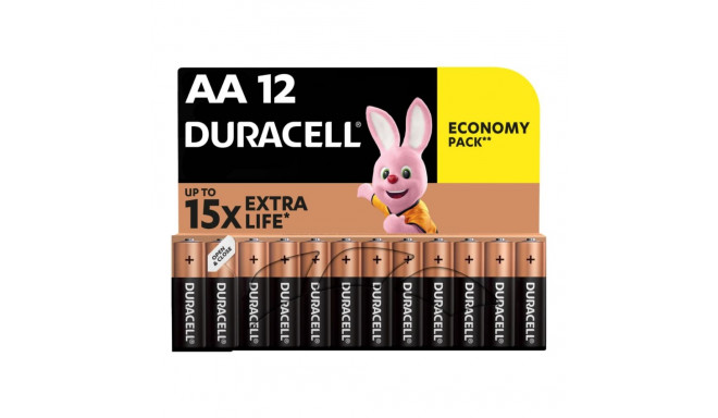 Patareid AA DURACELL Alkaline LR6 1,5V 12tk