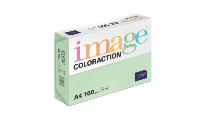 Colored paper A4 160g IMAGE Coloraction no.65 pastel green (Forest) 250 sheets