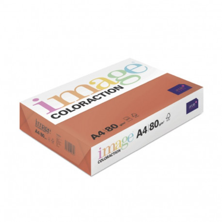 Color paper A4 80g IMAGE Coloraction no.28 dark red (London) 500 sheets