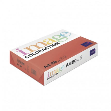 Värviline paber A4 80g IMAGE Coloraction nr.29 sügavpunane (Chile) 500 lehte