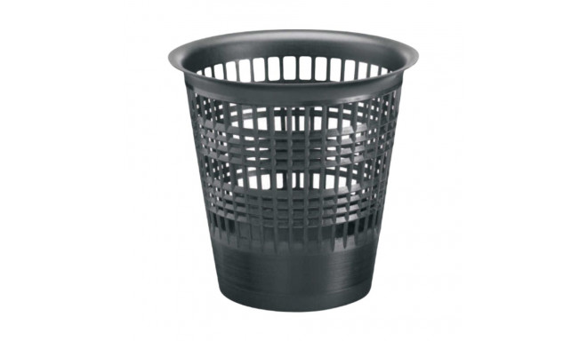 Paper basket 10L mesh plastic black