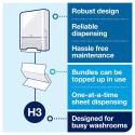 Sheet towel 2-layer TORK H3 C-Fold Universal 24x27cm 120 sheets (471111)