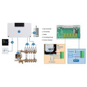 Thermostat controller for the heating system, 8 channels