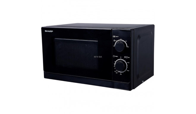 SHARP mikroviļņu krāsns  20l  800W melna R200BKW