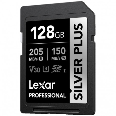 Lexar mälukaart Professional SILVER Plus 1066x SDXC UHS-I/U3/A2/4K R205/W150 (V30) 128GB