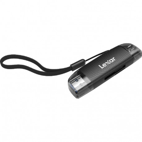 Lexar kaardilugeja LRW310X kahe pesaga USB-A/C microSD- ja SD-kaartidele USB 3.1