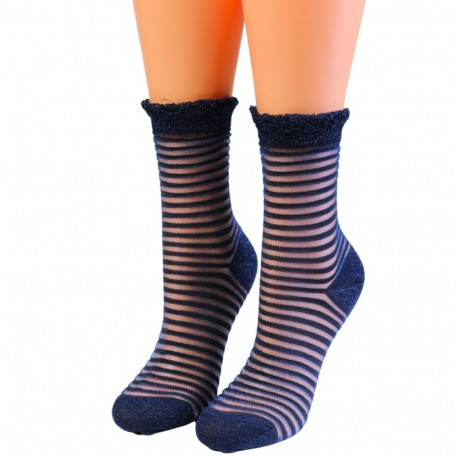 SOKISAHTEL JEWEL tumesinised õhukesed sokid 444