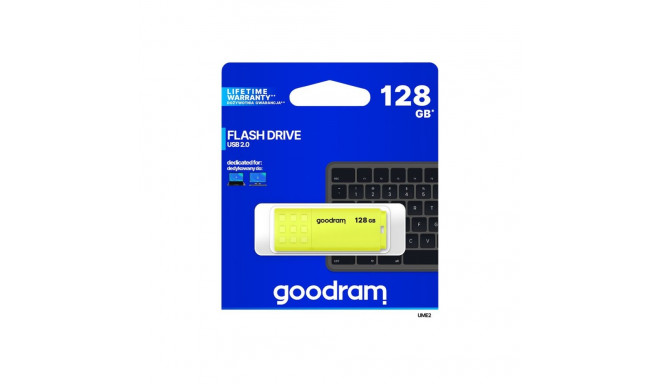 GOODRAM UME2-1280Y0R11 GOODRAM memory USB UME2 128GB USB 2.0 Yellow