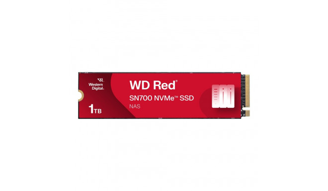 WD Red SSD SN700 NVMe 1TB M.2 2280 PCIe Gen3 8Gb/s internal drive for NAS devices