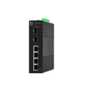LevelOne Hilbert 6-Port Industrial Gigabit Smart Lite Switch, 4x RJ45, 2x SFP