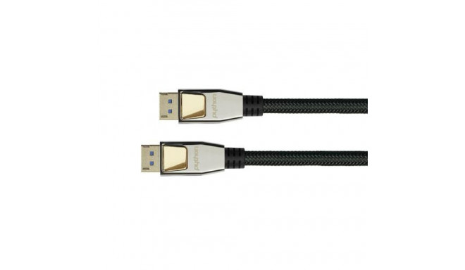 Python DP20-PY005 DisplayPort cable 0.5 m Black