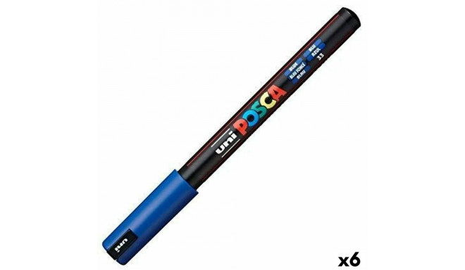 Vilt POSCA PC-1MR Sinine (6 Ühikut)
