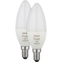 Philips Hue White Ambiance -LED-älylamppu, BT, E14, 470 lm, 2 kpl pakkaus