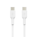 Belkin BOOST CHARGE™ USB-C® - USB-C kaapeli, 2m, valkoinen
