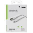 Belkin BOOST CHARGE™ Lightning - USB-A kaapeli punottu, 1m, valkoinen