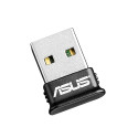 Asus USB-BT400 Mini Bluetooth Dongle 4.0 LE + EDR USB-adapteri, musta