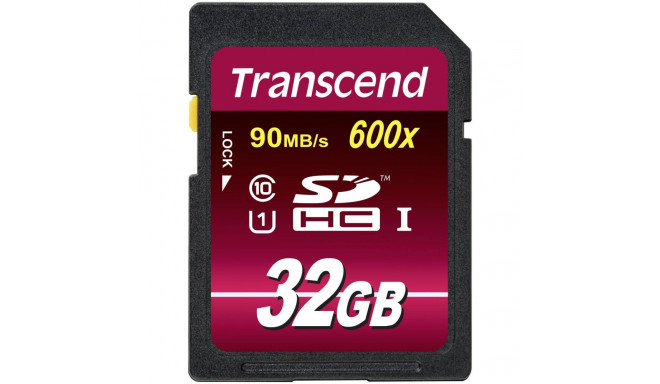 Transcend 32GB UHS-I Class 10 SDHC-mälukaart