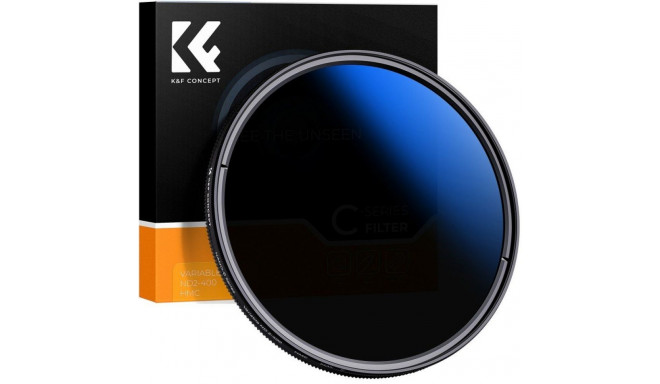 K&F Concept Classic Slim Fader gray filter NDX ND2 - ND400 58 mm