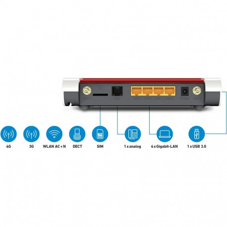 "AVM Fritz! Box 6850 LTE - Router - WLAN"