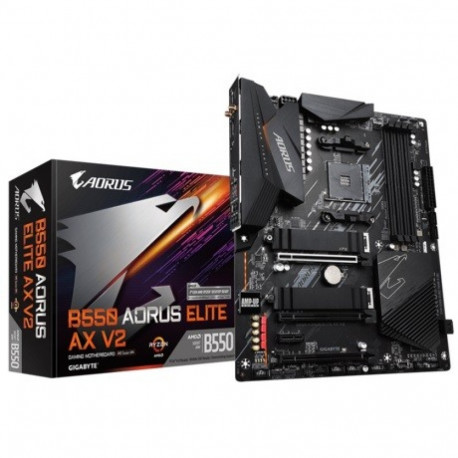 AORUS emaplaat B550 ELITE AX V2 AM4 4DDR4 HDMI/DP M.2 ATX