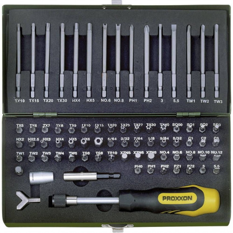 75-osaline peakomplekt PROXXON 1/4''