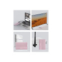 QOLTEC 52279 Enclosure / SSD HDD 2.5 drive / SATA / USB 3.0 / Super speed 5Gb/s / 2TB / Pink