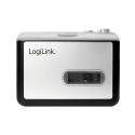 LogiLink UA0281 cassette player 1 deck(s) Black, White