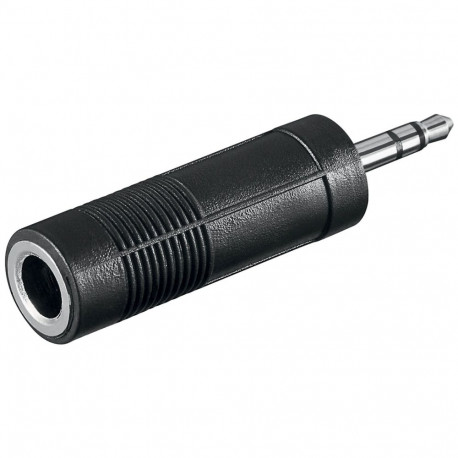 Adapter 6,3mm > 3,5mm (schwarz)