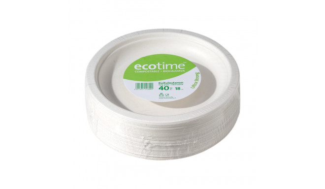 Papptaldrik 18cm 40tk biolagunev komposteeritav