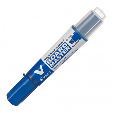 V Board Marker chisel tip blue
