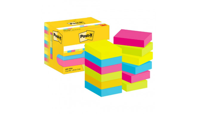 Note paper 38x51mm POST-IT Energetic 653TFEN 12x100 sheets