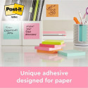 Note paper 76x76mm POST-IT Beachside 6546BEA pastels 6x100 sheets